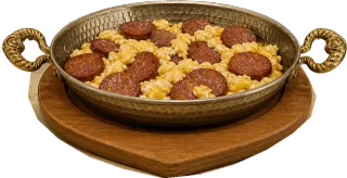 Sahanda Sucuklu Yumurta